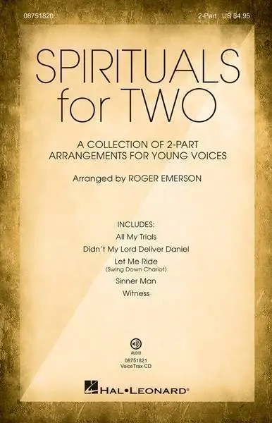 Hal Leonard Spirituals for Two Offre Exclusive