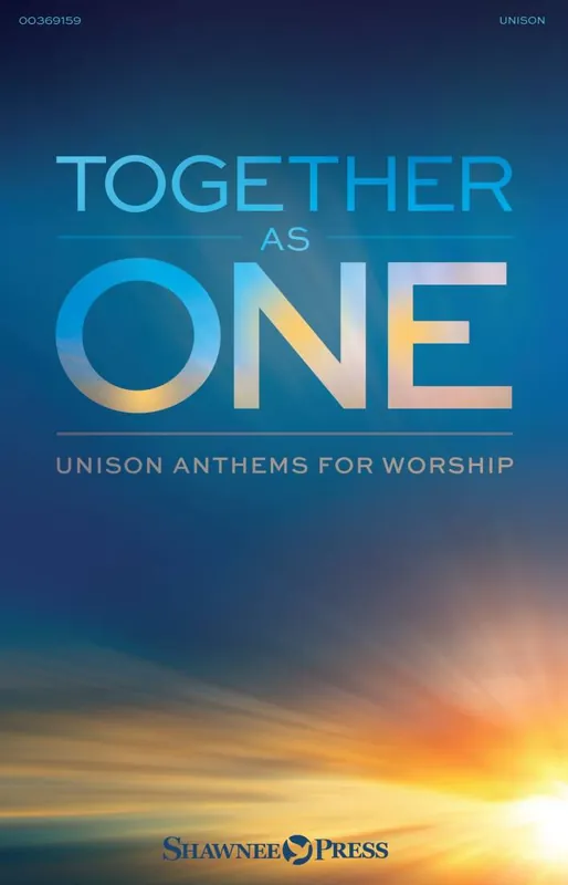 Vente Flash Shawnee Press Together As One Unison Anthems for Worship - Choral Collection - Book