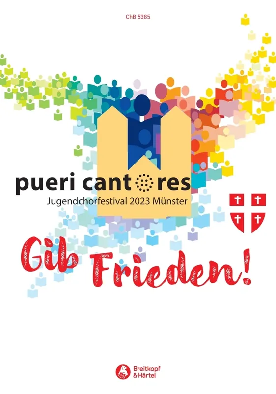 Vente Flash Breitkopf & Hartel Gib Frieden! Choirbook for the German Youth Choir Festival Pueri Cantores in Munster- SATB