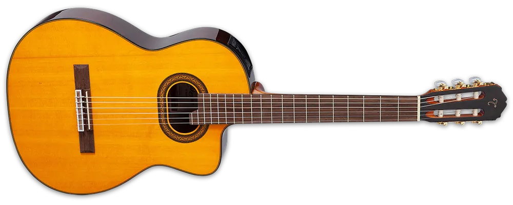 Meilleur Choix Takamine GC6CENAT Classique - Cutaway - Electro
