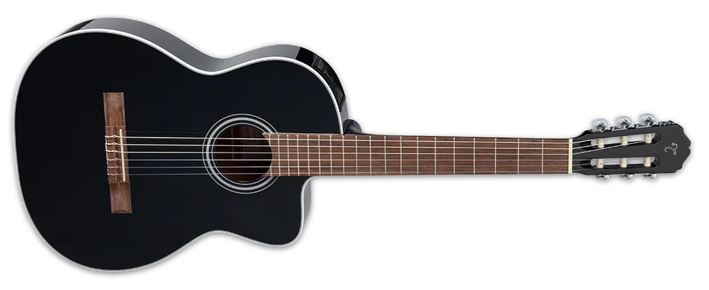 Promotion Saisonnière Takamine GCCEBLK Classique - Cutaway - Electro - Black