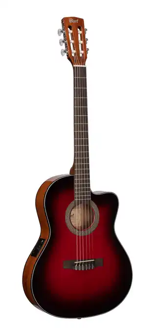 Bon Marché Cort JADE E NYLON BURGUNDY BURST