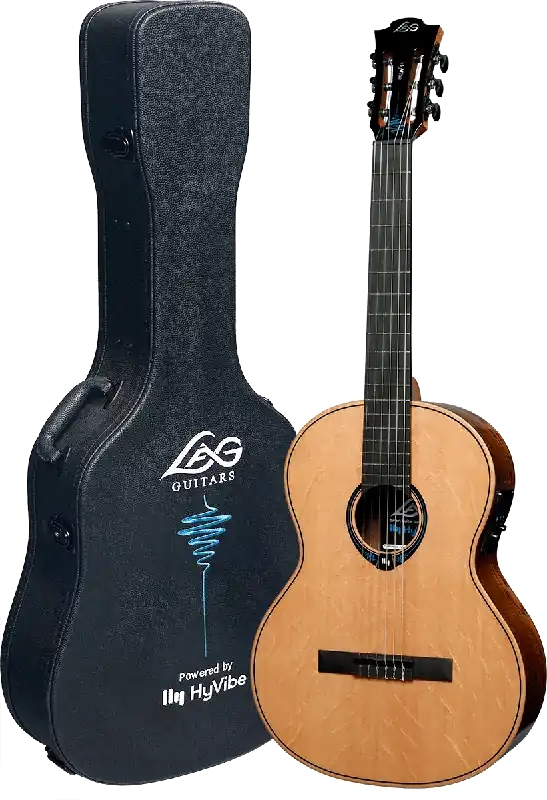 Offre Du Jour Lag CLHV30E HyVibe 30 Smart Guitar Classique Gauche