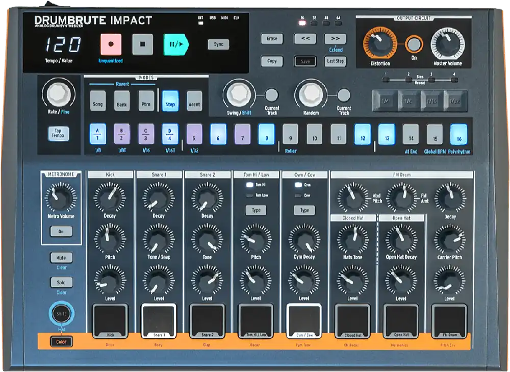 Arturia DRUMBRUTE-IMPACT Commander Vite