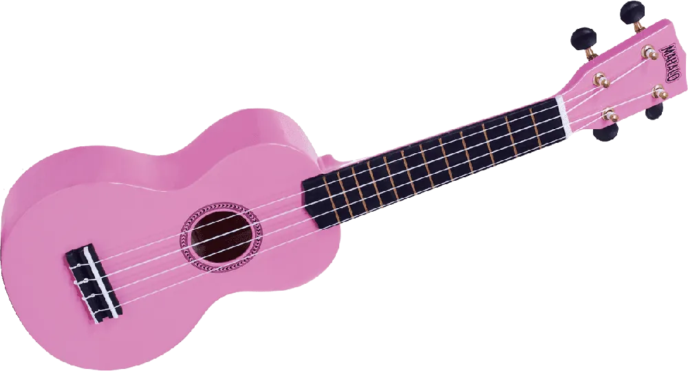 Offre Exclusive Mahalo MR1-PK Ukulele Soprano rose brillant + housse