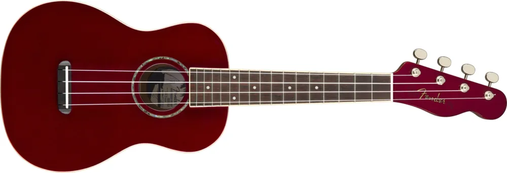 Fender ZUMA CLASSIC CONCERT UKULELE Candy Apple Red Offre Spéciale