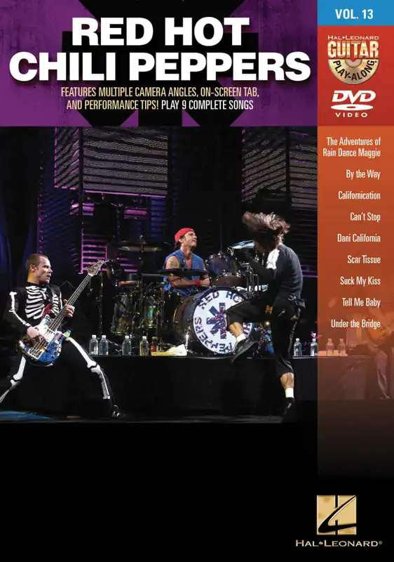 Hal Leonard Red Hot Chili Peppers Guitar Play-Along DVD Volume 13 - Guitar TAB Nouvelle Collection