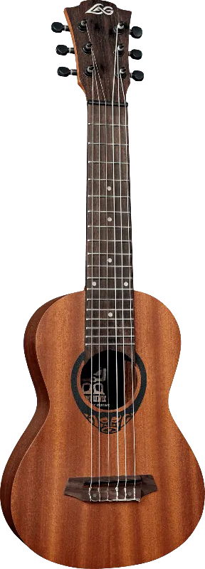 Soldes Lag TKT8 Tiki Baby Guitar
