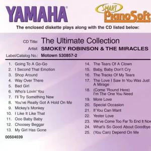 Hal Leonard Smokey Robinson & The Miracles The Ultimate Collection (Yamaha Smart PianoSoft) - Electronic Keyboard - Disk Offre Du Jour
