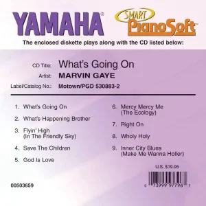 Hal Leonard Marvin Gaye What‘s Going On (Yamaha Smart PianoSoft) - Electronic Keyboard - Disk Meilleur Choix