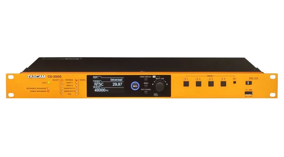 Tascam CG-2000 Générateur d‘horloge master audio et vidéo post prod et broadcast Meilleur Prix