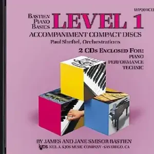 Kjos Music Bastien Piano Basics Accompaniment CDs - Level 1 Complete - Bastien - 2 CDs Achetez Aujourd'hui