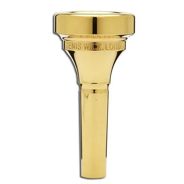 Promotion Denis Wick 4.5AL gold-plated Large Bore Trombone Mouthpiece
