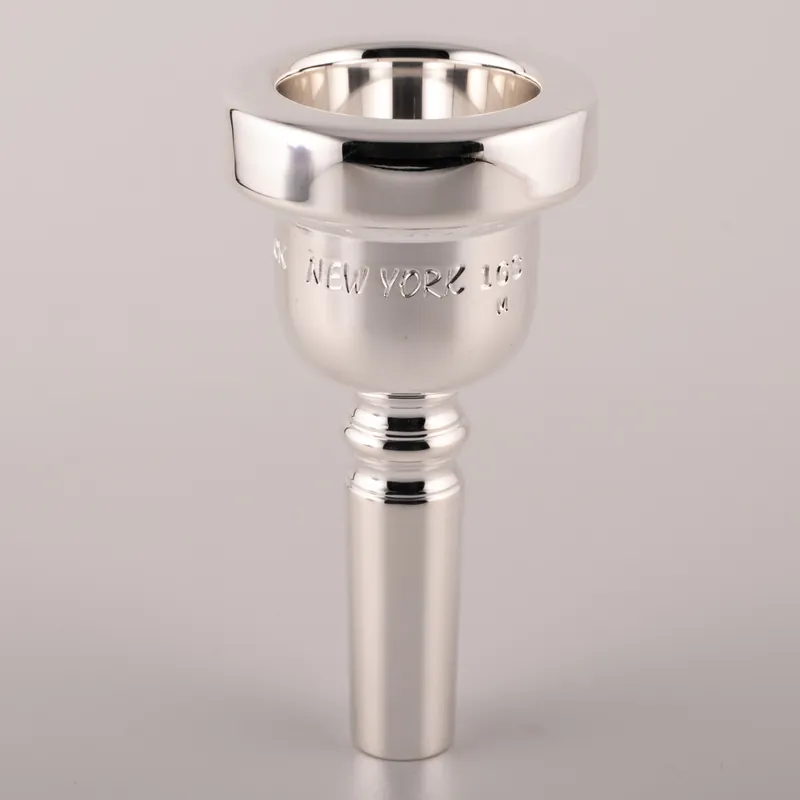 Greg Black Mouthpieces Silver-Plated New York Symphony Tenor Trombone Mouthpiece - 3.25, Light Commande En Gros