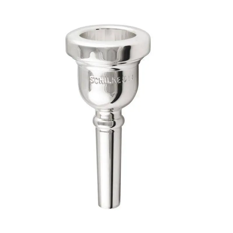 Schilke Silver Plated Trombone Mouthpiece - Large Shank 51D Marque