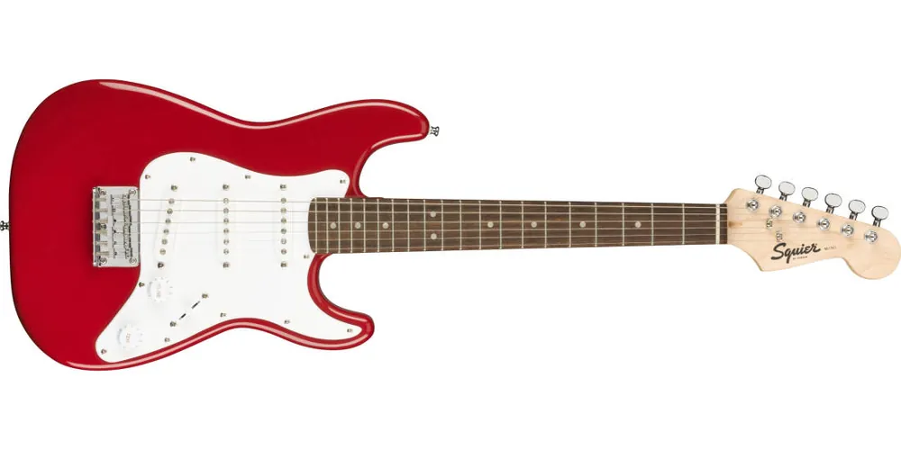 Achat Immédiat Squier Mini Strat Electric Guitar w/Laurel Fingerboard - Dakota Red