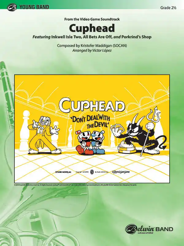 Belwin Cuphead - Maddigan/Lopez - Concert Band - Gr. 2 Offre Limitée