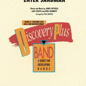 Hal Leonard Enter Sandman - Metallica/Murtha - Concert Band - Gr. 2 Livraison Express