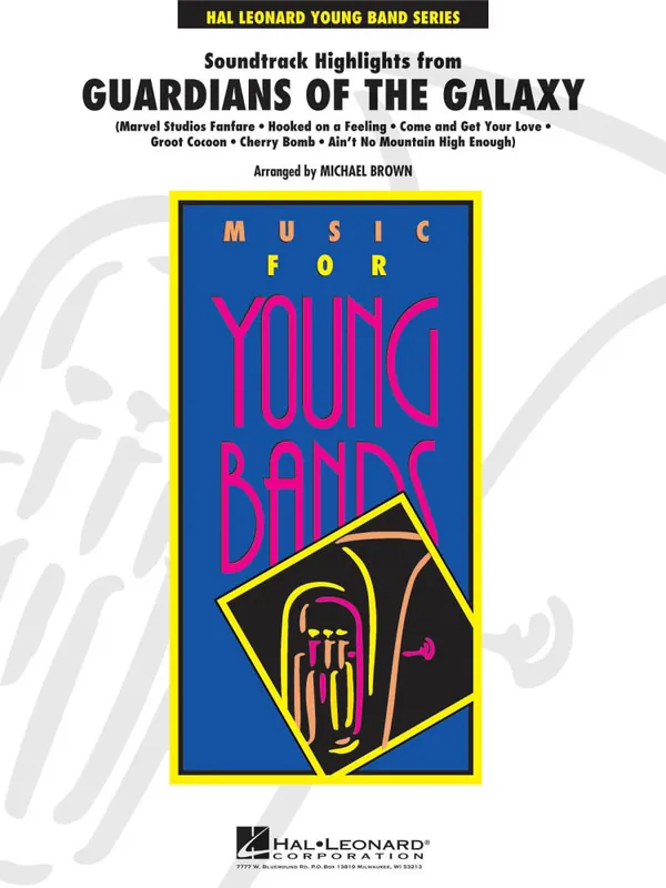 Usine Directe Hal Leonard Soundtrack Highlights from Guardians of the Galaxy - Brown - Concert Band - Gr. 3