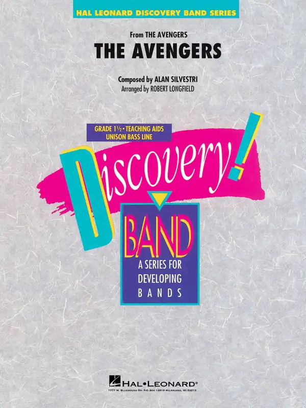 Hal Leonard The Avengers - Silvestri/Longfield - Concert Band - Gr. 1.5 Bon Plan