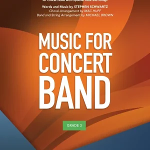 Produit De Marque Hal Leonard For Good (from Wicked) - Schwartz/Brown - Concert Band/opt. Choir - Gr. 3