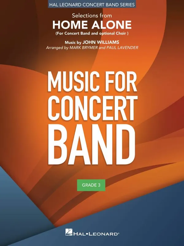 Hal Leonard Selections from Home Alone - Williams/Lavender - Concert Band - Gr. 3.5 Haute Qualité