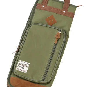 Tama Powerpad Designer Stick Bag (12 Pairs) - Moss Green Produit De Marque