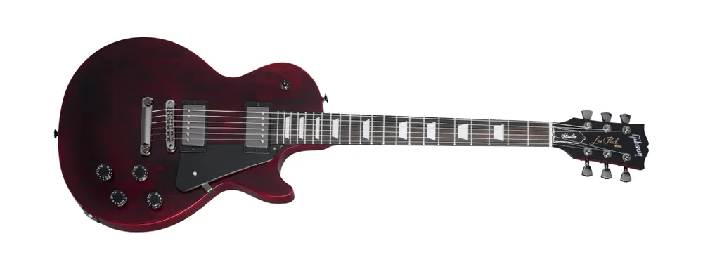 Livraison Express Gibson Les Paul Modern Studio Electric Guitar - Wine Red Satin