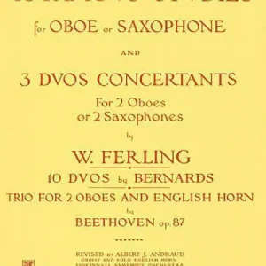 Dernière Chance Southern Music Company 48 Famous Studies and 3 Duos Concertants for Oboe