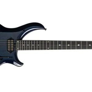 Vente Flash Ernie Ball Music Man BFR Majesty 6-String Electric Guitar with Softshell Case - Blue Ink