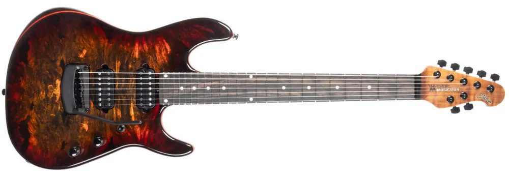 Ernie Ball Music Man Jason Richardson Cutlass HT 7-String Electric Guitar with Mono Bag - Death Mountain Authentique