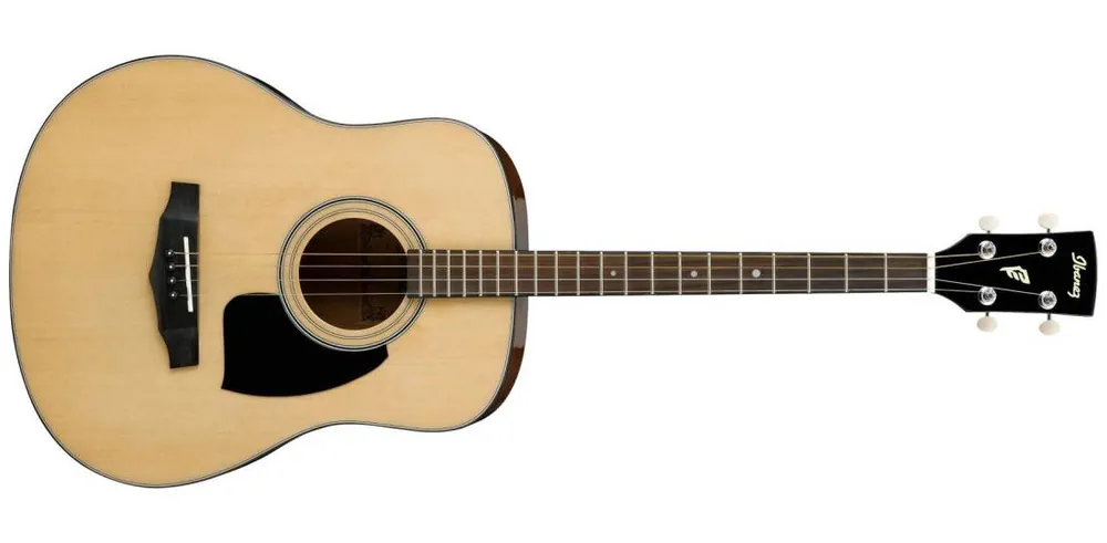 Solde Ibanez PFT2 Mini Dreadnought Acoustic Guitar - Natural High Gloss