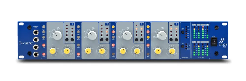 Produit De Marque Focusrite ISA 428 MkII 4-Channel Microphone Preamp