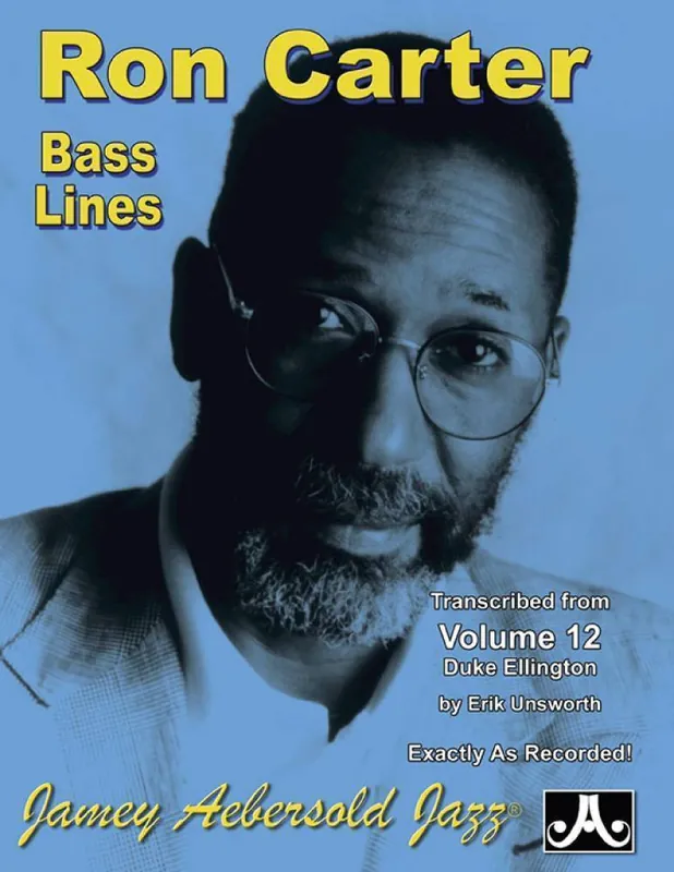 Expédition Rapide Aebersold Ron Carter Bass Lines - Volume 12