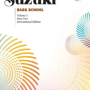 Réduction Summy-Birchard Suzuki Bass School, Volume 2 (International Edition) - Double Bass - Book/CD