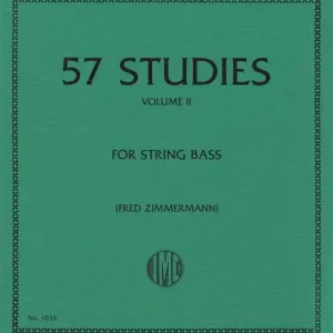 Achetez Aujourd'hui International Music Company 57 Studies Volume II - Storch /Hrabe /Findeisen /Zimmermann - Double Bass - Book