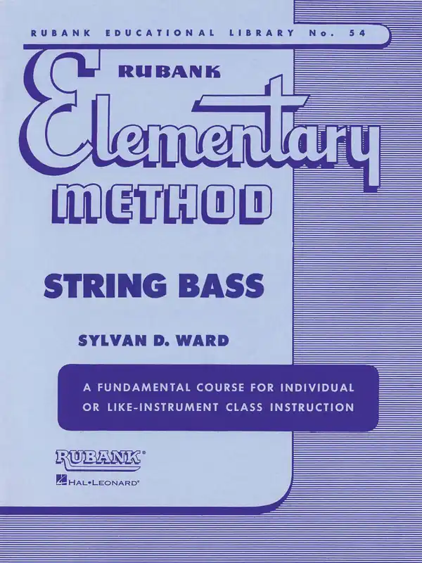 Achat Immédiat Rubank Publications Rubank Elementary Method - Ward - String Bass - Book