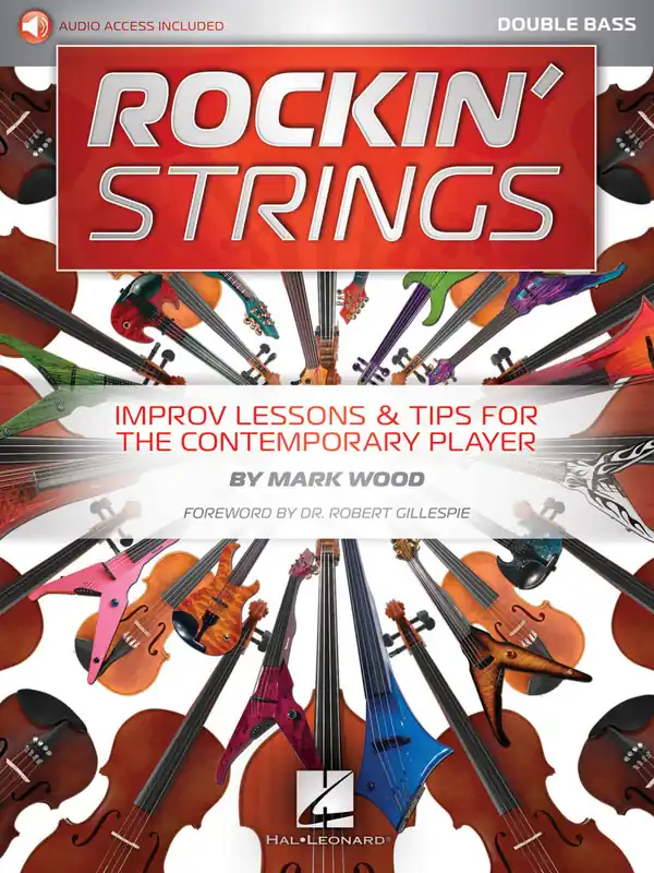 Dernière Chance Hal Leonard Rockin‘ Strings - Wood - Double Bass - Book/Audio Online