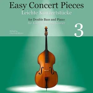 Retour Gratuit Schott Easy Concert Pieces, Volume 3 - Mohrs - Double Bass/Piano - Book/Audio Online