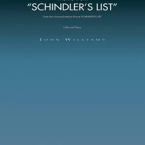 Produit De Marque Hal Leonard Theme from Schindler‘s List - Williams - Cello/Piano Reduction - Sheet Music