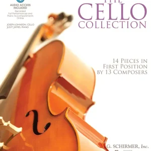 Populaire G. Schirmer Inc. The Cello Collection 14 Pieces in First Position by 13 Composers - Cello/Piano - Book/Audio Online