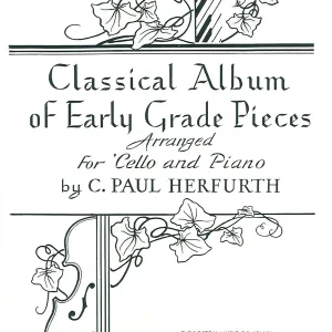 Populaire Boston Music Company Classical Album of Early Grade Pieces - Herfurth - Cello/Piano - Book