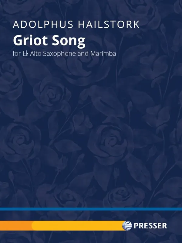 Prix Choc Theodore Presser Griot Song - Hailstork - Alto Saxophone/Marimba