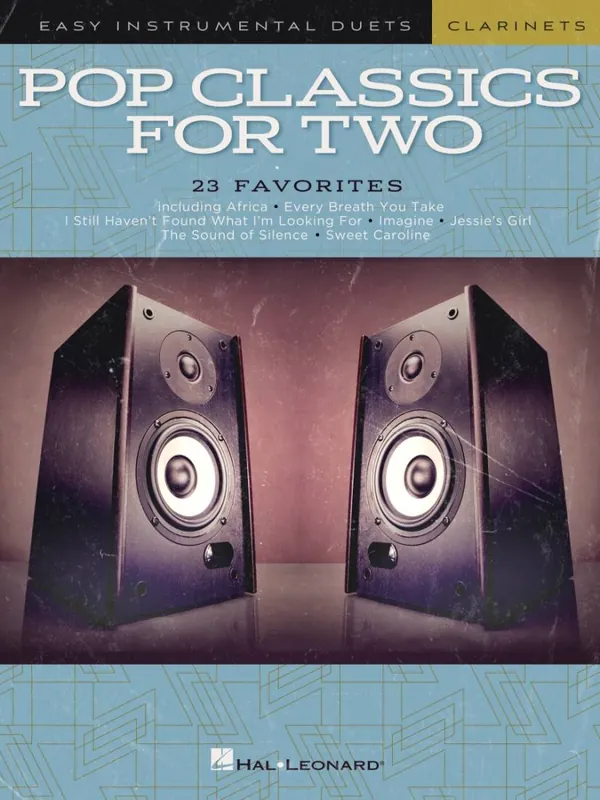 Hal Leonard Pop Classics for Two Clarinets Easy Instrumental Duets - Phillips - Clarinet Duet - Book Réduction