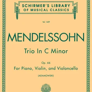 G. Schirmer Inc. Trio in C Minor, Op. 66 - Mendelssohn/Adamowski - String Trio Offre Exclusive
