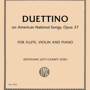International Music Company Duettino on American National Songs, Op. 37 - Doppler - Flute/Violin/Piano Vente Directe