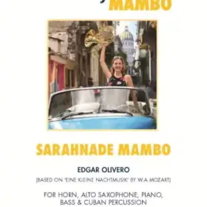 Promotion June Emerson Wind Music Sarahnade Mambo (hn/saxa/pno/cb/cuban Perc)