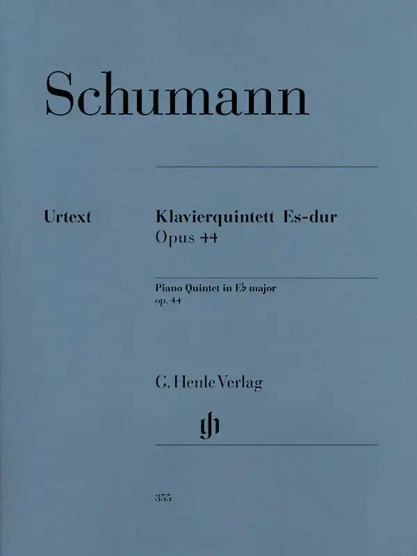 Super Prix G. Henle Verlag Piano Quintet E flat major op. 44 - Schumann /Herttrich /Schilde - Piano/2 Violins/Viola/Cello - Parts Set