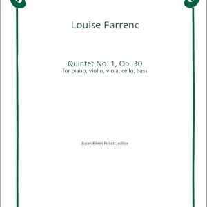 Haute Qualité Hildegard Publishing Company Piano Quintet No. 1 - Farrenc/Pickett - Score/Parts