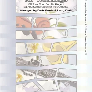 Expédition Rapide Carl Fischer Compatible Trios for Weddings - Clark/Gazda - Clarinet /Tenor Saxophone / Trumpet /Euphonium TC in Bb - Book